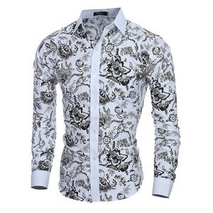VSKA Floral Shirt Sz L